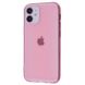 Чехол Crystal color Silicone Case для iPhone 12 MINI Light Pink