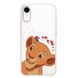 Чехол прозрачный Print Lion King with MagSafe для iPhone XR Nala Love Red купить