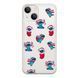 Чохол прозорий Print NEW YEAR для iPhone 15 Blue Monster Red Hat - ash-mobile.com.ua - фото 1