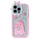 Чехол Sweet Dinosaur Case для iPhone 15 PRO Pink