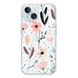 Чохол прозорий Print Flower with MagSafe для iPhone 15 Plus Floral Dream - ash-mobile.com.ua - фото 1