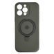 Чохол Silicone Case with Ring Stand Full Camera для iPhone 12 PRO MAX Grey - ash-mobile.com.ua - фото 1