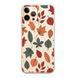 Чохол прозорий Print AUTUMN для iPhone 16 PRO MAX Leaves Brown/Yellow/Green