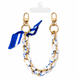 Ремінець для смартфону Silk scarf - White/Blue - ash-mobile.com.ua - фото 1