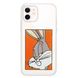 Чохол прозорий Print with MagSafe для iPhone 12 | 12 PRO Кролик купити