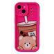 Чохол Wilkins Case для iPhone 14 Bear Electric Pink - ash-mobile.com.ua - фото 1