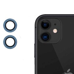 Защитное стекло на камеру Diamonds Lens для iPhone 11 | 12 | 12 MINI Sierra Blue