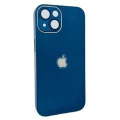 Чехол 9D AG-Glass Case для iPhone 13 Navy Blue
