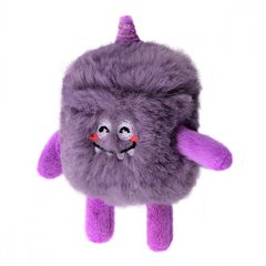 Чехол Cute Monster Plush для AirPods 1 | 2 Purple