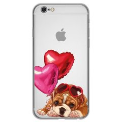 Чохол прозорий Print Dogs для iPhone 6 | 6s Love Dog купити