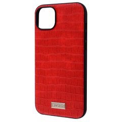 Чохол SULADA Crocodile Leather Case для iPhone 14 PRO MAX Red