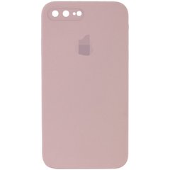 Чехол Silicone Case FULL+Camera Square для iPhone 7 Plus | 8 Plus Pink Sand купить