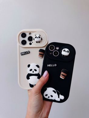 Чехол Panda hide camera для iPhone 12 PRO Black - ash-mobile.com.ua - фото 4