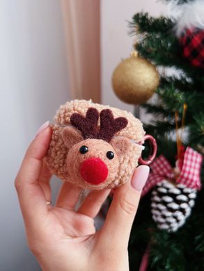 Чохол Plush Deer для AirPods 3 Beige - ash-mobile.com.ua - фото 2