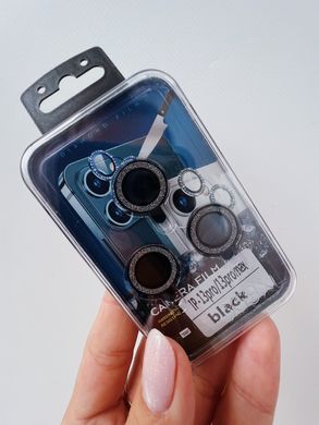 Защитное стекло на камеру Diamonds Lens для iPhone 11 | 12 | 12 MINI Black - ash-mobile.com.ua - фото 4