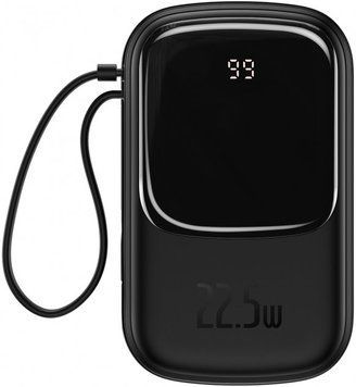 Портативна Батарея Baseus Q Pow Digital Display 22,5W 20000mAh Black - ash-mobile.com.ua - фото 1