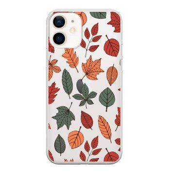 Чохол прозорий Print AUTUMN для iPhone 11 Leaves Brown/Yellow/Green - ash-mobile.com.ua - фото 1