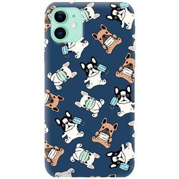 Чехол Wave Print Case для iPhone 11 Blue Bulldog - ash-mobile.com.ua - фото 1