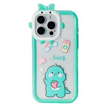 Чехол Sweet Dinosaur Case для iPhone 15 PRO Green - ash-mobile.com.ua - фото 1
