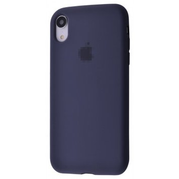 Чохол Silicone Case Full для iPhone XR Midnight Blue - ash-mobile.com.ua - фото 1