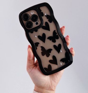 Чохол Black Wavy Case для iPhone 7 Plus | 8 Plus Flower - ash-mobile.com.ua - фото 2
