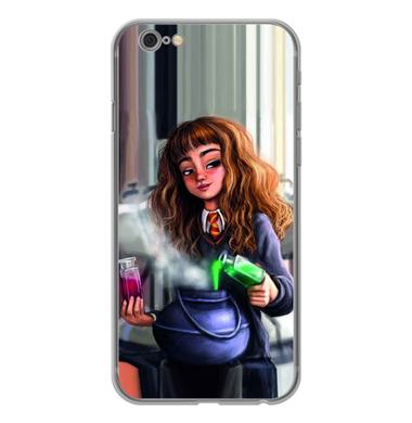 Чехол прозрачный Print POTTERMANIA для iPhone 6 | 6s Hermione - ash-mobile.com.ua - фото 1