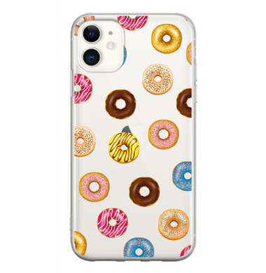 Чохол прозорий Print SUMMER для iPhone 12 MINI Donut купити