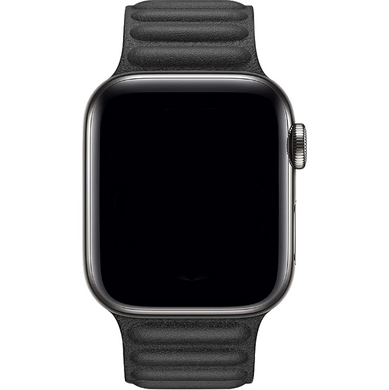 Ремінець Leather Link для Apple Watch 42/44/45/49 mm Black купити