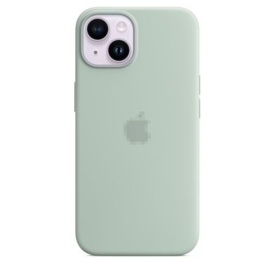 Чехол Silicone Case Full OEM для iPhone 14 Plus Succulent