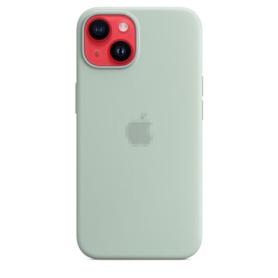 Чехол Silicone Case Full OEM для iPhone 14 Plus Succulent