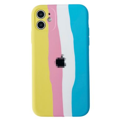 Чехол Rainbow FULL+CAMERA Case для iPhone XR Yellow/Pink/Blue - ash-mobile.com.ua - фото 1