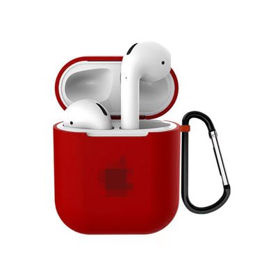 Чохол (яблуко) для AirPods 3 Red - ash-mobile.com.ua - фото 1