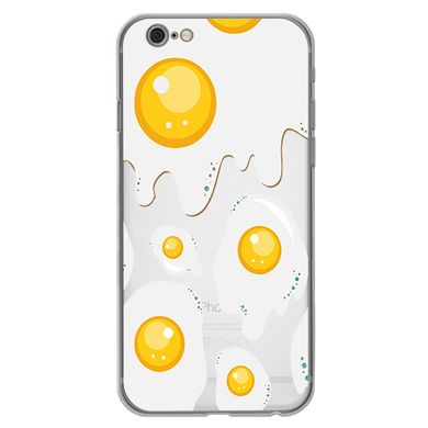 Чохол прозорий Print FOOD для iPhone 6 | 6s Eggs купити