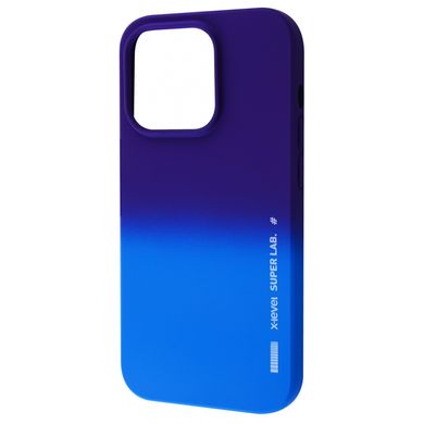 Чехол X-Level Rainbow Case для iPhone 14 Plus Purple/Blue - ash-mobile.com.ua - фото 1