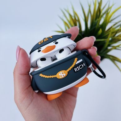 Чохол 3D для AirPods 3 Duck Rich - ash-mobile.com.ua - фото 2