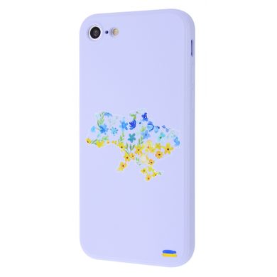 Чохол WAVE Ukraine Edition Case для iPhone 7 | 8 | SE 2 | SE 3 Ukraine map Glycine - ash-mobile.com.ua - фото 1