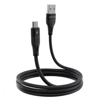 Кабель Proove Soft Silicone USB to Micro USB 2.4A (1m) Black - ash-mobile.com.ua - фото 4