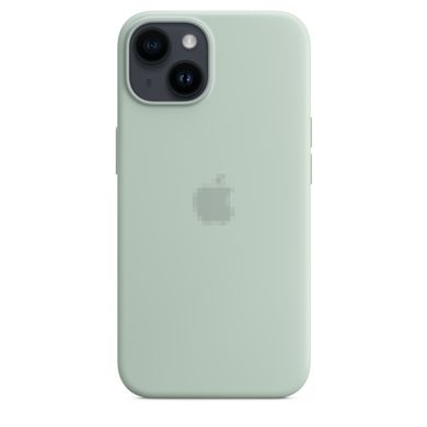 Чехол Silicone Case Full OEM для iPhone 14 Plus Succulent