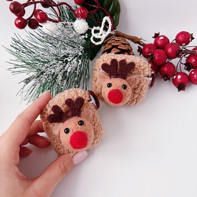 Чехол Plush Deer для AirPods 3 Beige