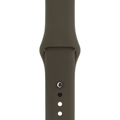 Ремінець Silicone Sport Band для Apple Watch 38mm | 40mm | 41mm Dark Olive розмір S купити