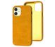 Чехол Leather Crocodile Case для iPhone 12 MINI Orange