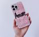Чохол прозорий Print Amore with MagSafe для iPhone 13 PRO MAX Pink