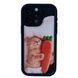 Чохол Wilkins Case для iPhone 13 PRO MAX Carrot cat Black - ash-mobile.com.ua - фото 1