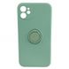 Чехол Silicone Case Full Camera Ring для iPhone 11 Mint купить