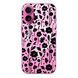 Чехол прозрачный Print Flower with MagSafe для iPhone 16 Plus Floral Black