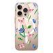 Чохол прозорий Print Butterfly with MagSafe для iPhone 17 PRO Pink