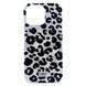 Чохол Leopard Print Case для iPhone 14 PRO MAX Silver/Black