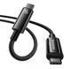 Кабель Baseus Tungsten Gold fast charging Type-C to Type-C 240W (3m) Black