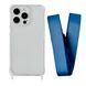 Чохол прозорий з ремінцем для iPhone 12 MINI Blue Cobalt - ash-mobile.com.ua - фото 1