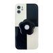 Чехол Popsocket Сheckmate Case для iPhone 11 Double Black/White купить